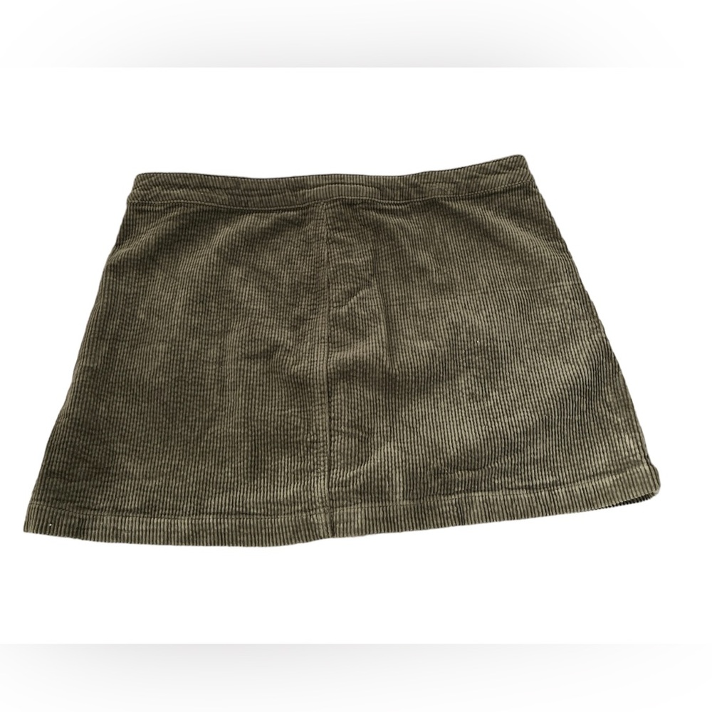 Green Corduroy Skirt - Picture 2 of 8